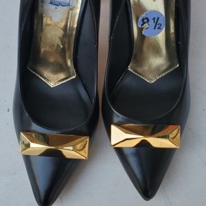 🔥Ted Baker black leather with gold hardware